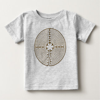 T-shirt Pour Bébé Chartres Labyrinthe style antique + vos idées