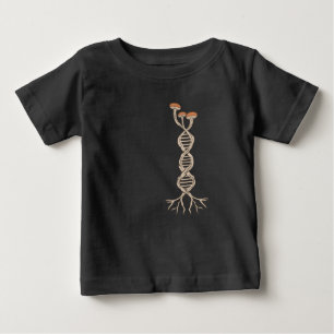 T-shirt Pour Bébé Chasse aux champignons ADN Morels Chasseur Mycolog
