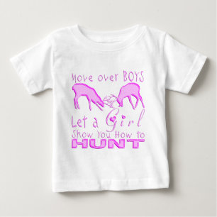 T-SHIRT POUR BÉBÉ CHASSE DE CERFS COMMUNS DE FILLE