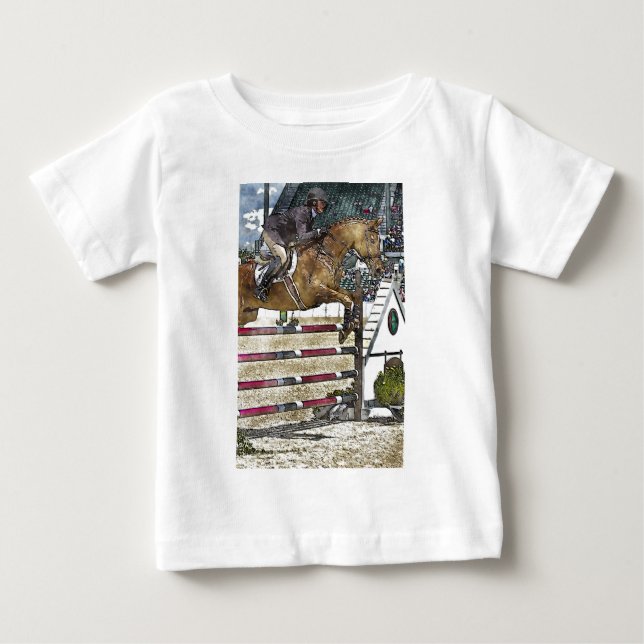 T-shirt Pour Bébé Chasseur Jumper (Devant)