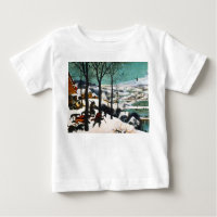 Chasseurs dans le paysage de neige Pieter Bruegel