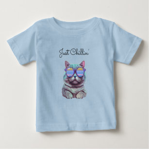 T-shirt Pour Bébé Chat