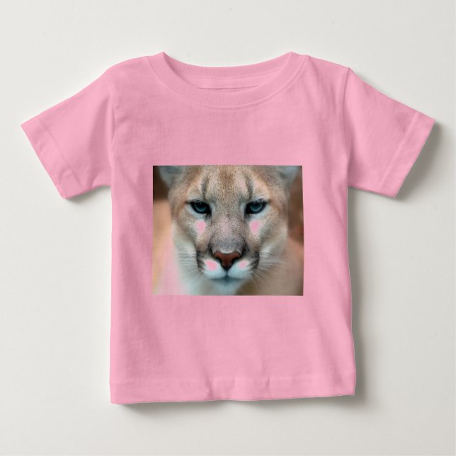 T-shirt Pour Bébé Chat Chats sauvage rayure impression diy Anniversa (Devant)