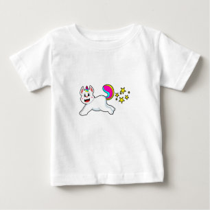 T-shirt Pour Bébé Chat comme licorne