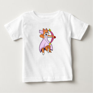 T-shirt Pour Bébé Chat comme mariée avec robe de mariée.PNG
