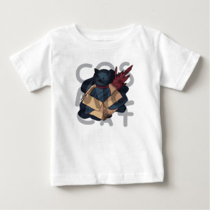T-shirt Pour Bébé Chat cosmique