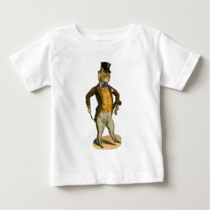 T-shirt Pour Bébé Chat de casquette supérieur