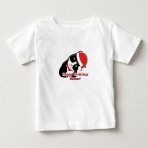 T-shirt Pour Bébé Chat de Noël