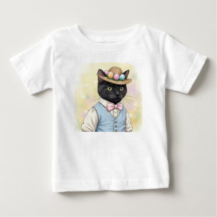 T-shirt Pour Bébé Chat de Pâques