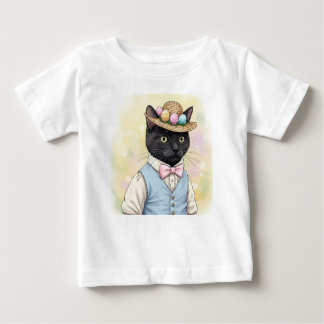 T-shirt Pour Bébé Chat de Pâques