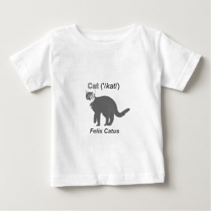 T-shirt Pour Bébé Chat Felis Catus