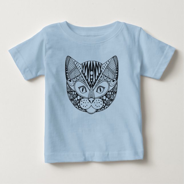 T-shirt Pour Bébé Chat inspiré (Devant)