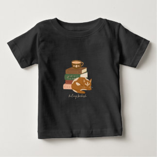 T-shirt Pour Bébé Chat livresque