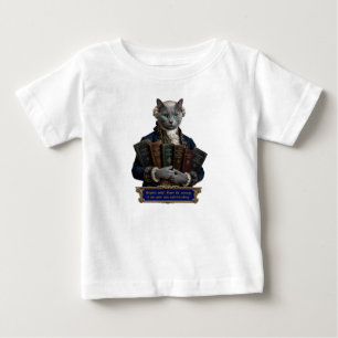 T-shirt Pour Bébé Chat russe bleu Emmanuel Kant