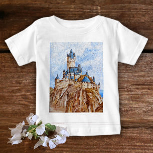 T-shirt Pour Bébé Château sur le Rhin