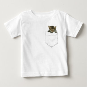 T-shirt Pour Bébé Chaton dans votre poche