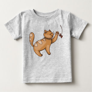 T-shirt Pour Bébé Chaton mignon joueur