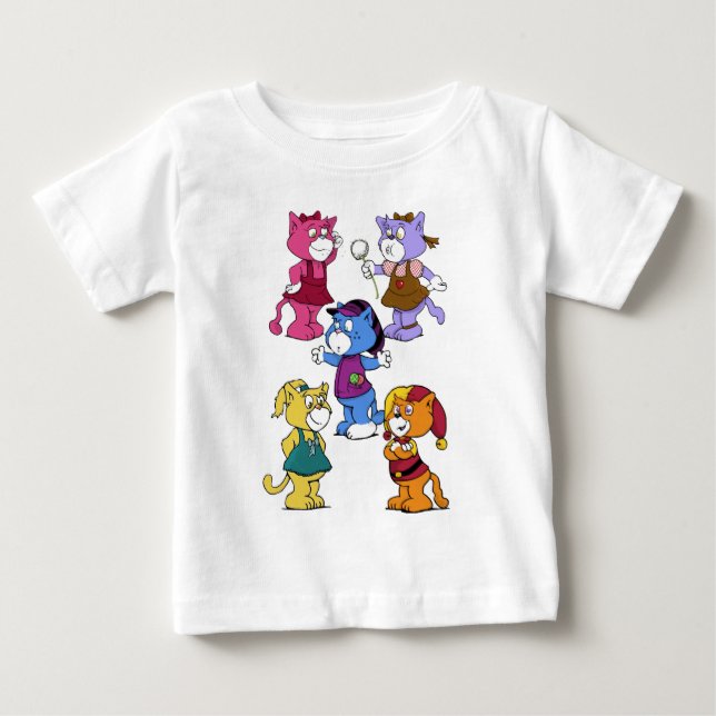T-shirt Pour Bébé Chats Boomi (Devant)