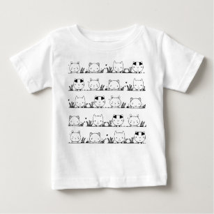 T-shirt Pour Bébé chats chats chats