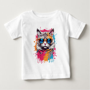 T-shirt Pour Bébé Chats cool : "Appelle-moi Apollo"