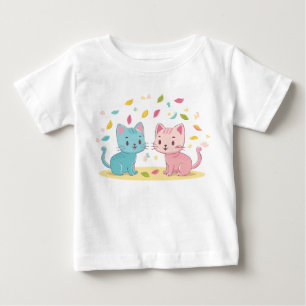 T-shirt Pour Bébé Chats mignons