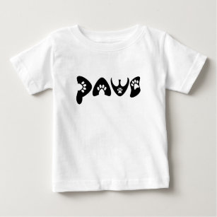 T-shirt Pour Bébé Chats Paws, Amoureux des chats