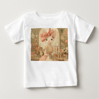 T-shirt Pour Bébé Chats – Portrait artistique de chat victorien - Ml
