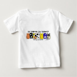 T-shirt Pour Bébé Chats Sardine