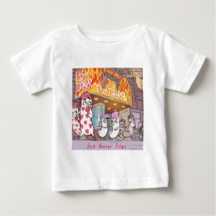 T-shirt Pour Bébé Chaussettes Films d'horreur Le Sèche-linge Drôle