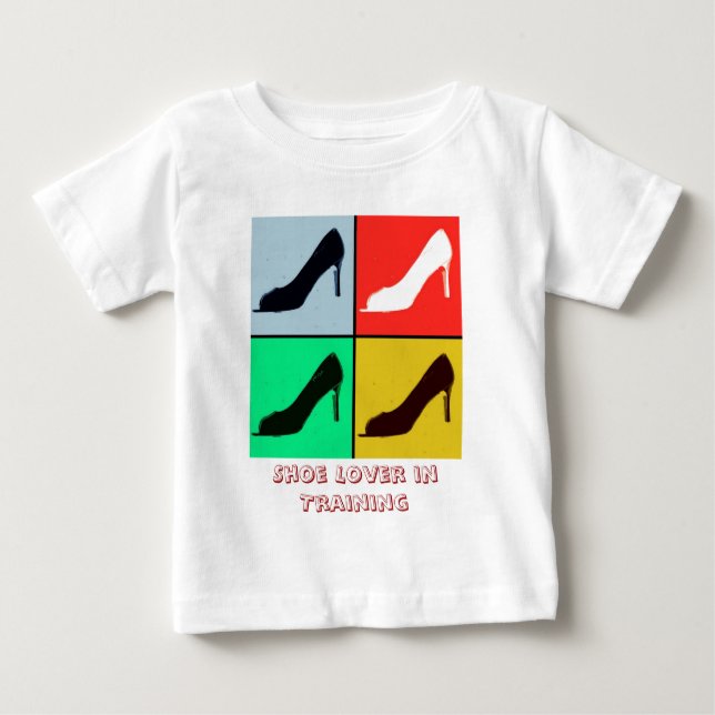 T-shirt Pour Bébé Chaussure Lover (Devant)
