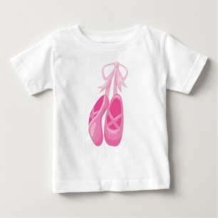 T-shirt Pour Bébé Chaussures De Ballet, Chaussons De Ballet, Danse D