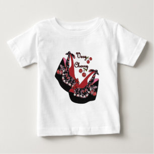 T-shirt Pour Bébé Chaussures RAB Rockabilly Very Cherry