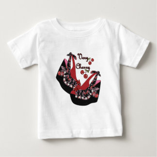T-shirt Pour Bébé Chaussures RAB Rockabilly Very Cherry