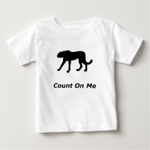 T-shirt Pour Bébé Cheetah Compter Sur Moi