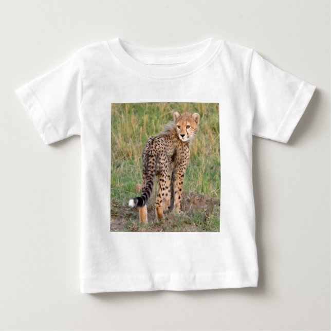 T-shirt Pour Bébé CheetahCubRegardSurVous.png (Devant)