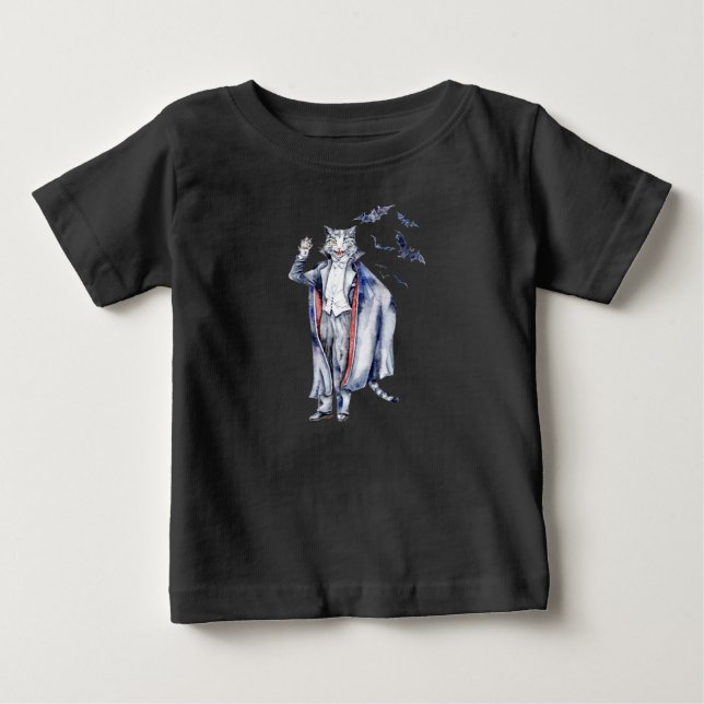 T-shirt Pour Bébé Chef Catula Vampire (Devant)