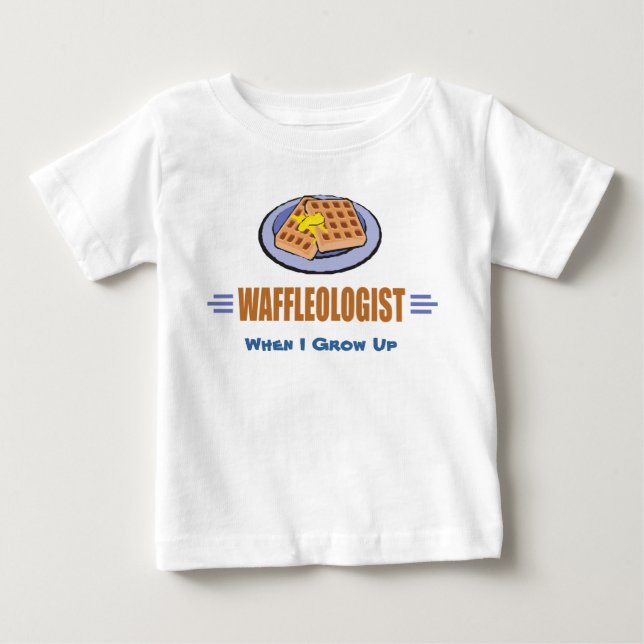 T-shirt Pour Bébé Chef gaufre humoristique (Devant)