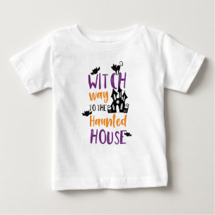 T-shirt Pour Bébé Chemin De Sorcière À La Maison Hantée, Bateaux, Ha