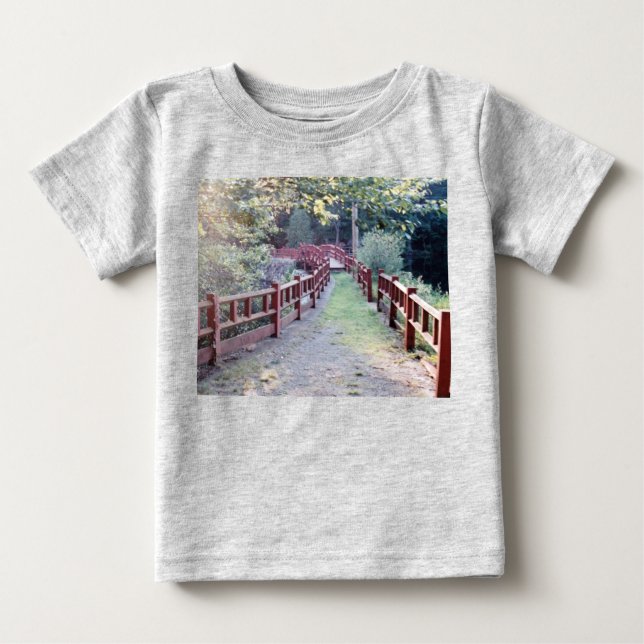 T-shirt Pour Bébé Chemin inconnu (Devant)