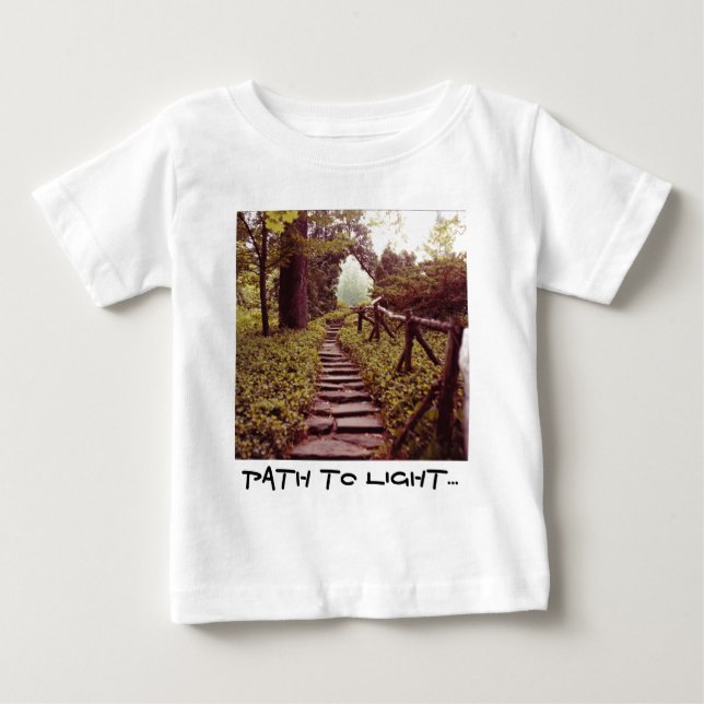 T-shirt Pour Bébé Chemin vers la lumière (Devant)