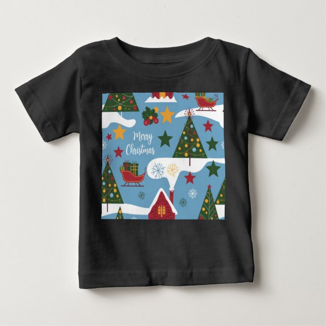 T-shirt Pour Bébé chemiseㅅ (Devant)