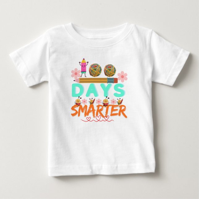 T-shirt Pour Bébé Chemise 100 jours (Devant)