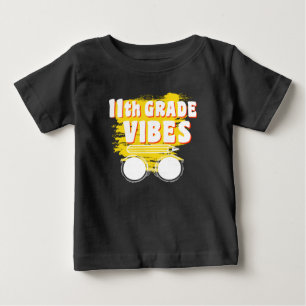 T-shirt Pour Bébé Chemise 11e année ambiance Retour à l'école Premie