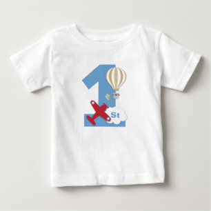 T-shirt Pour Bébé Chemise 1er anniversaire de l'avion