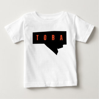 T-shirt Pour Bébé Chemise à carte de la typographie audacieuse du Ma