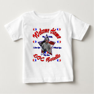 T-shirt Pour Bébé Chemise à la maison bienvenue customisée du papa