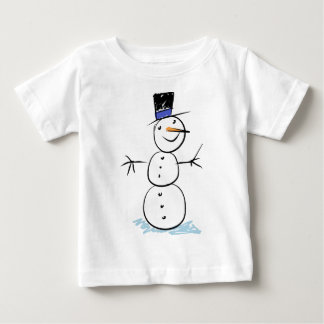 T-shirt Pour Bébé Chemise à manches longues Snowman pour enfants