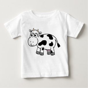 T-shirt Pour Bébé Chemise à Vache Laitière Cartoon !