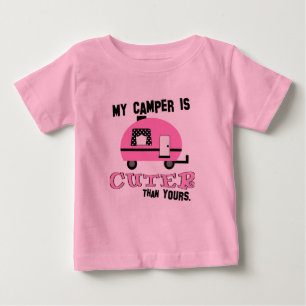 T-shirt Pour Bébé Chemise à volants mignonne pour tout-petits campeu