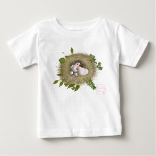 T-shirt Pour Bébé Chemise à volants pour fillette par babyLaia